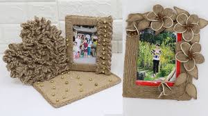 5 jute photo frame craft idea home