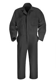 Red Kap Mens Twill Action Back Charcoal Coverall Ct10ch