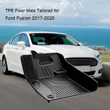 car tpe floor mats full set rubber