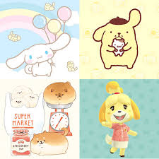 cute characters kawaii dogs super