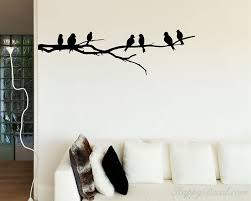 Branch Wall Decal With Birds Vinyl Tree