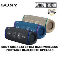 sony wireless speaker srs xb43 black