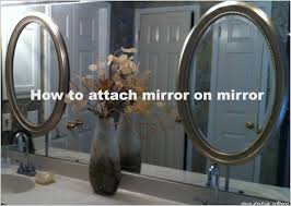 How To Attach Mirror On Mirror