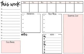 Download simple project plan templates in excel, word and pdf formats. Weekly Printable To Do List For Getting Organized Download 1468 959 Planner Vorlage 37arts Net