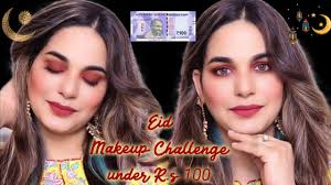 eid makeup challengeunder r s 100