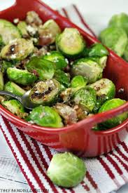 walnut and blue cheese brussels sprouts