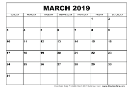 Template For 2019 Calendar Senetwork Co