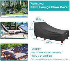Maybe you would like to learn more about one of these? Buy Femuar Patio Chaise Lounge Cover Heavy Duty Waterproof Lounger Chair Cover Outdoor Chaise Longue Cover Uv Resistant Waterproof Windproof Dust Proof Online In Turkey B0919w5nhf