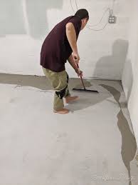 What is skim coating walls? How To Refinish Concrete Floors In A Basement Semigloss Design
