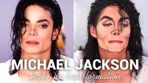 michael jackson make up transformation