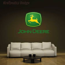 John Deere Logo Wall Decal Vinyl Sticker