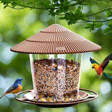 bird feeder with 4 feeding ports bird