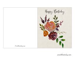 free printable flower fl birthday