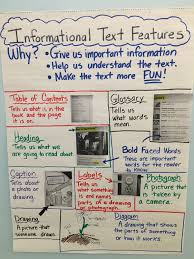 Anchor Chart I Made For 1st Grade Informational Text
