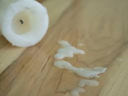 remove candle wax from hardwood floors