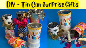 gift wrap a diy tin can surprise gift