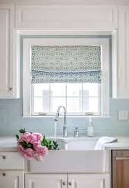 Blue Glass Subway Tiles With White