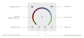 Wall Mount Rgb Controller With Touch