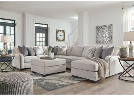 7 Seater Modular Fabric Sofa With Chaise