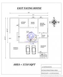East Facing Vastu Plan House Plans