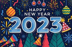Happy New Year 2023 Stock Illustration - Download Image Now - 2023, New  Year's Eve, New Year - iStock