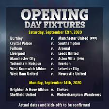 Premier league 2020/2021 fixtures let you see all upcoming matches in premier league 2020/2021 and see available odds offered by bookmakers for all future register for free. Fixtures For English Premier League 2020 21 Season Released Latest News Entertainment And Lifestyle Platform