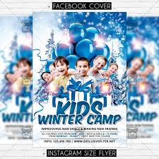 Winter Kids Camp Premium Flyer Template