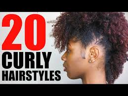 20 curly natural hairstyles short
