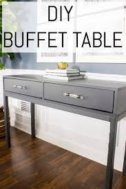 Diy Dining Room Buffet Table Console