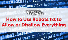 how to use robots txt to allow or