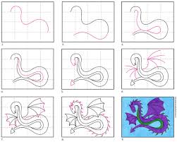 Found 10 free dragons drawing tutorials which can be drawn using pencil, market, photoshop, illustrator just follow step by step. How To Draw A Flying Dragon Art Projects For Kids