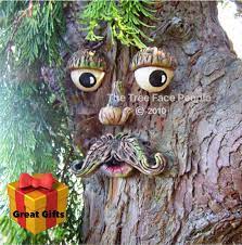 Garden Decoration Tree Face Funny Face