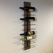 Modern Rustic Wood Wine Bottle Rack