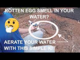 rotten egg smell in well water