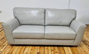 m s cole large 3 seater leather sofa