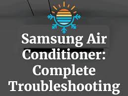 troubleshoot your samsung ac the