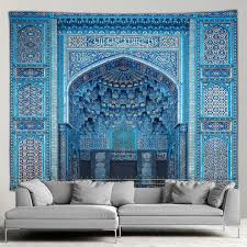 Moroccan Architectural Tapestry Retro