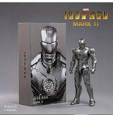Iron man mk6 mk 6 suit. Zd Toys 1 10 Iron Man Mk 2 Mark Ii 7 18cm Film Soldat Actionfigur Vorverkauf Ebay