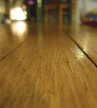 wood floor gaps in winter