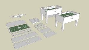 A diy foosball table will not be as much of a challenge as you may expect, especially if you are a moderately skilled carpenter in the first place. Foosball Table Build Your Own 3d Warehouse