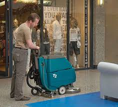 t2 walk behind compact floor scrubber