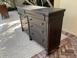 Bassett Furniture 6 Drawer Wood Dresser