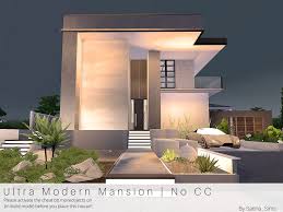 sims resource ultra modern mansion