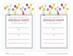 Birthday Party Invitations Birthday Party Invitations