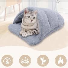 Pet Fleece Warm Cat House Bedding