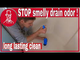 smelly drain in shower or sink