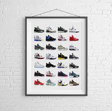 Nike Air Jordans 4s Nike Poster Michael