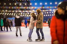 ice skating rinks this holiday season