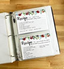 diy recipe binder