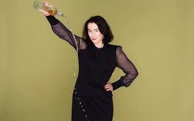 Image result for woman putting down alcohol